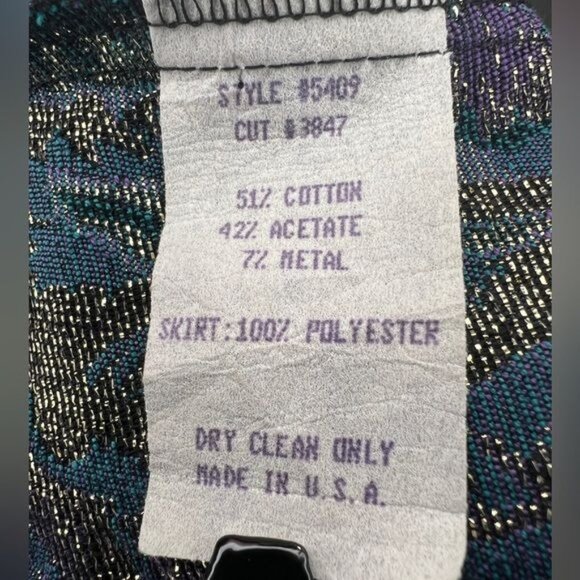 Elegant Cachet by Bari Protas Brocade Jacket - Picture 3 of 7